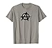 Anarchie Anarchy Anarchismus Anti fa Symbol Logo Design T-Shirt