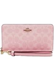 COACH ラウンドジップ ウォレット 長財布 コインケース バブルガム ピンク コーチ COACH 長財布 C3441IMPO （ピンク） -ファッション通販