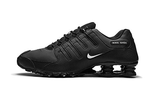 Nike Men's Shox NZ Running Shoe Black/White/Black - 10 D(M) US