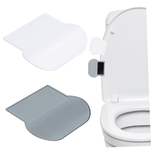 NIYANGLE 6 piezas Elevador de Tapa de Inodoro Mango Ergonómico para Asiento Wc Evita Contacto Directo y Mantiene Manos Limpias Accesorio Higiénico Fácil de Instalar para Baño