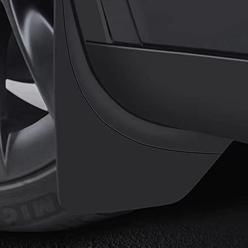 Image of Car Mud Flaps Splash Guards Rear Mud Flap Compatible with 2024 2020 2021 2022 2023 2024 Tesla Model Y Accessories (No Need to Drill Holes, Set of 4)