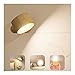 Koopala LED Sconces, Wall Mounted Lamps with Rechargeable Battery Operated USB Port 3 Color Temperatures & 3 Brightness Levels 360°Rotate Magnetic Ball, Cordless Lights for Reading Bedside