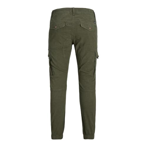 Pantalon Jack & Jones JPSTPAUL confortable et résistant olive - 3