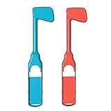  2 Piezas Rojo Azul S-Bruja Palos de Golf Mario Golf Super Rápido Joystick Control Remoto Empuñadura de Mano para Nin-Tendo S-Bruja Accesorios