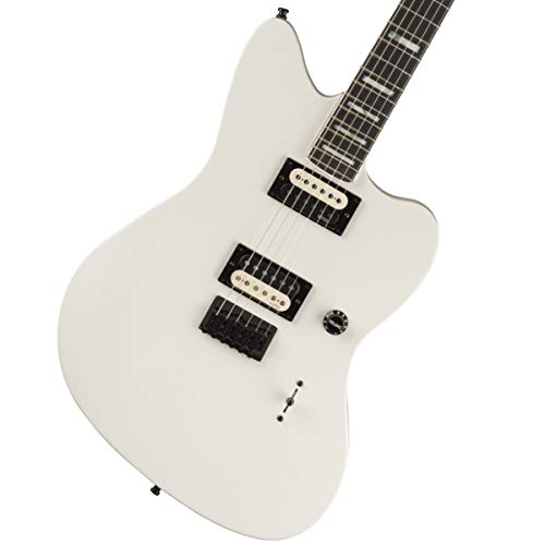 Fender Jim Roott V4 Jazzmaster Electric Guitar, Arctic White, Ebony Fingerboard