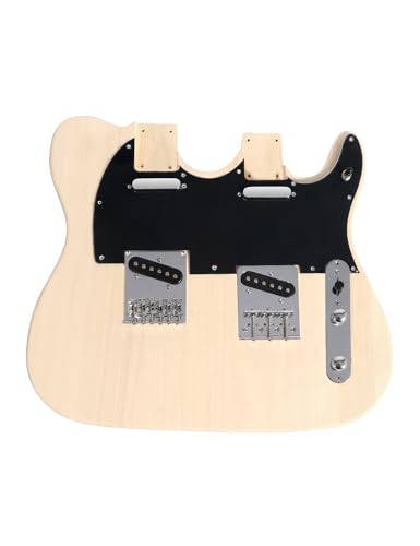 Fistrock DIY SBD Electric Guitar Kit Tele Style Double Neck Diy Guitar Kit Right Handed thumb #2