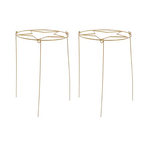 Treliça de planta de 2 peças, treliça de escalada de planta de jardim em forma de estrela pequena pa