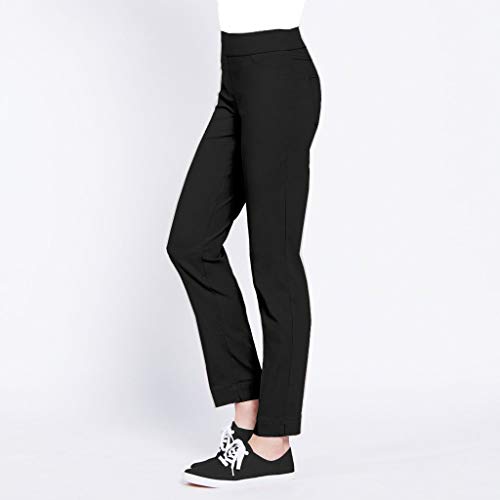 SLIM-SATION Women s Ankle Pant (Black,8)