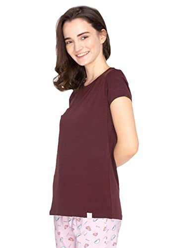 Image of Lyra Women's Cotton Regular Fit T-Shirt