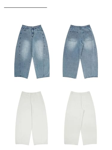 Men Leisure Oversized Cotton Baggy Jeans3