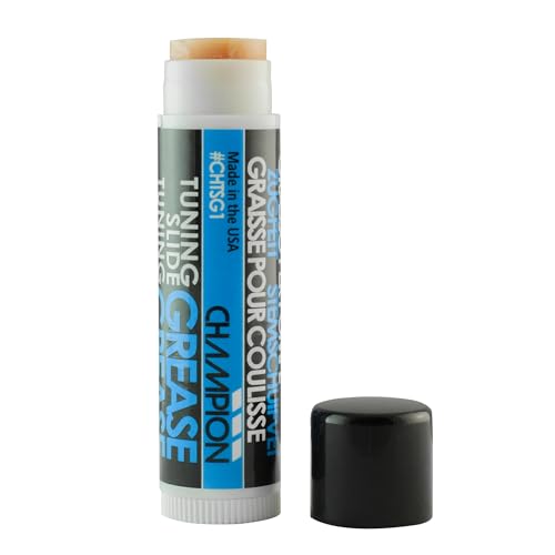 Champion - Champion Graisse pour trompette, trombone, cor, tuba, euphonium et tous les instruments de musique en laiton. Application facile du tube torsadé. Graisse naturelle, non toxique et inodore.