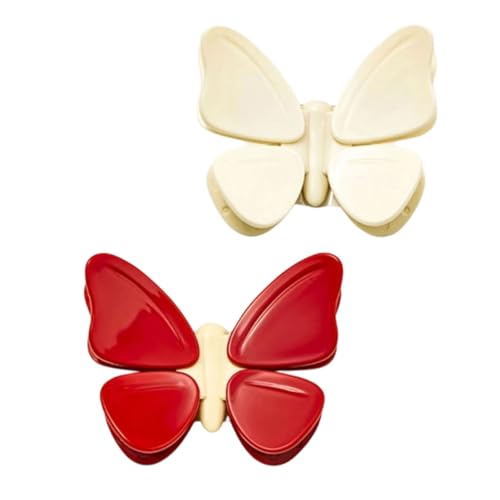 バタフライバッグクリップ ABS 食品シール冷蔵庫の保管 & キッチン装飾コンパクトバタフライ食品鮮度クリップ