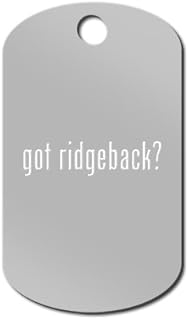 Mister Petlife Got Rhodesian Ridgeback Engraved Keychain/GI Tag 2 Silver