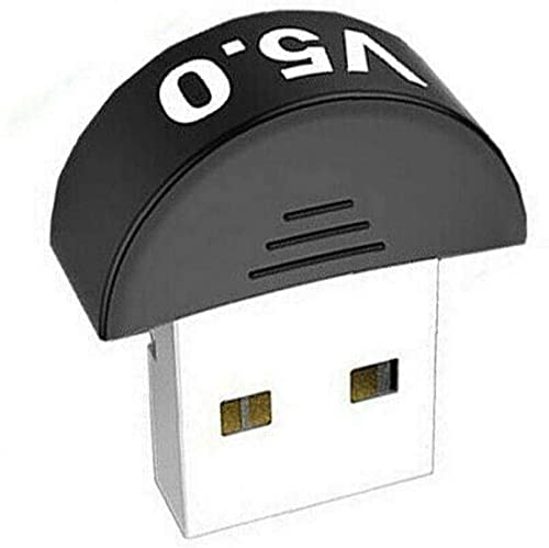 Adaptador Bluetooth Bluetooth 5.0 dongle USB transmissor-receptor para áudio TV PC preto