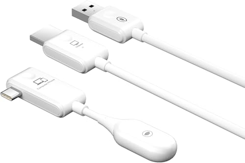 WISTAR Wireless HDMI Extender,USB C to HDMI Display Adapter,Stream HD 1080p Video and Audio up to 50m/165ft to Projector or HDTV Monitor from...