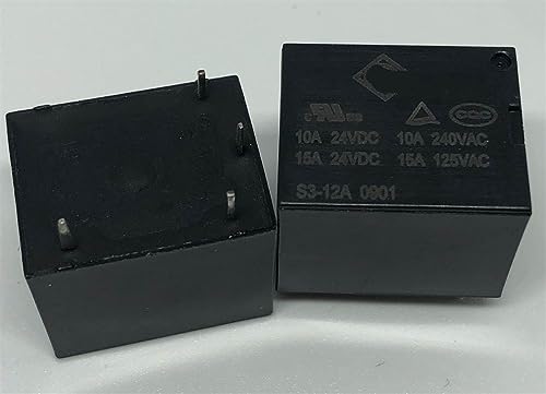 Relé 4 pines T73-1A-12V micro interruptor electromagnético S3-12-A para PCB