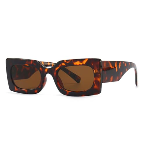 Lunettes de soleil rectangulaires rétro aux verres dégradés tendance