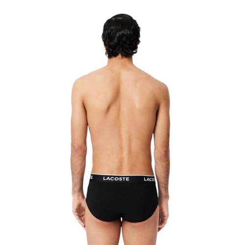 Lacoste Men's Stretch Cotton Jersey Essentials Briefs, 3-Pack3