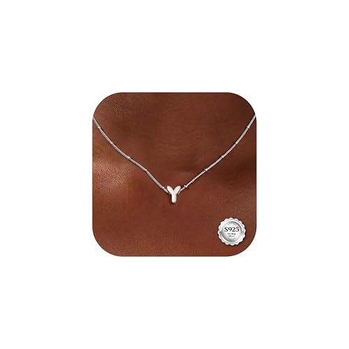 MILACOLATO Collar Inicial Corazón Para Mujer A Z Collar Personalizado Collana Donna Oro 18K Cadena Plata Collar Nombre Ajustable San Valentin Regalos Originales Para Mujer SY