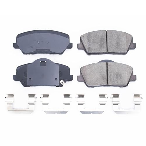 Image of PowerStop Front Brake Pads for Kia Forte Koup 2014-17 | Kia Forte5 2014-16 - Z17 Ceramic Brake Pads with Installation Hardware, 17-1735