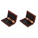VICASKY 2pcs Box Clarinet Reed Case Walnut Reed Case Reed Holder Stylish Reed Case Wood Reed Case Walnut Case Saxophone Case Storage Accessories Cassette Reed Box Musical Instrument Bamboo