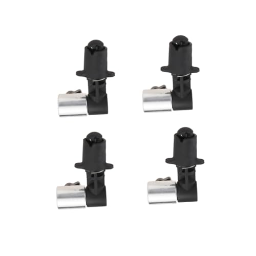 VILLCASE 4Pcs Reflector Holder Clip Adapter Bracket for Light Stand Reflector Disc Holder with Powerful Springs Easy to Assemble for Photography Background Setup Black
