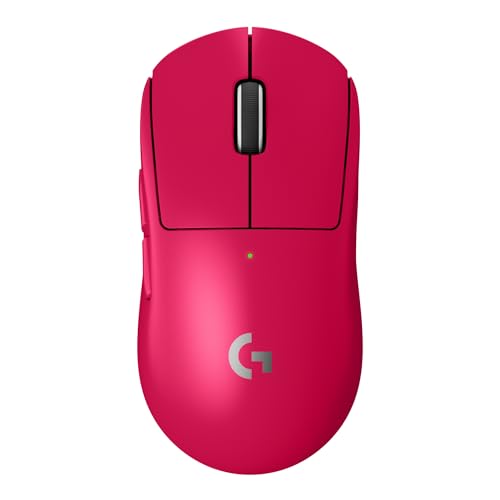 Image of Logitech G PRO X SUPERLIGHT 2 LIGHTSPEED Wireless Gaming Mouse, Lightweight, LIGHTFORCE Hybrid Switches, HERO 2 Sensor, 32,000 DPI, 5 Programmable Buttons, USB-C Charging, PC & Mac - Magenta
