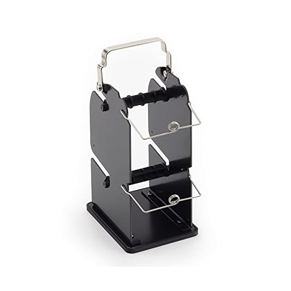 Hakko 611-2 Doppel-Lötrollenständer, schwarz, doppelt