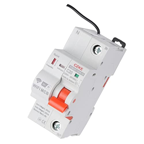 Disjoncteur intelligent WiFi 1P 20A interrupteur télécommande