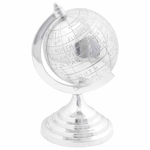 Genérico Escultura Plateado 16.5 x 14 x 26 cm Aluminio,Casa y jardín,Decoración,Obras de Arte,Figuras, esculturas y estatuas,Plata,42000147
