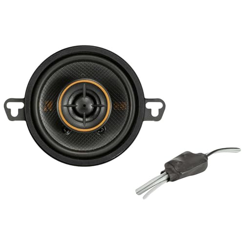 Kicker 51KSC3504 KS-Series 3.5" Coaxial Speakers with .5" tweeters, 4-Ohm, Pair