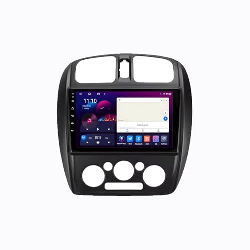 9' 2 DIN Coche Pantalla Táctil Android 13 Estéreo para automóvi con Navegación GPS WiFi Mandos Volante Cámara Trasera para Mazda 323 BJ 2000-2003 Coche Bluetooth Pantalla(S900 12+256G)