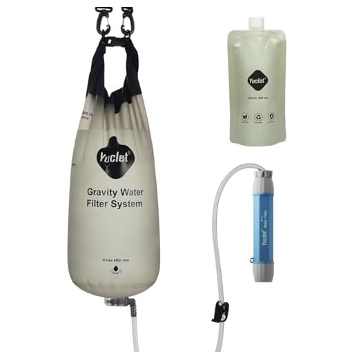 Yuclet Gravity Water Filter System for Travel