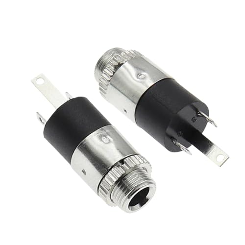 Conector hembra estéreo de 3,5 mm PJ-392 para montaje en panel de proyectos electrónicos 2