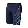 Speedo Men's Gala Medley Logo Jammer | Swim Training | Technical Fabric | Athletic Design, Lagoon Blue/Celeste, 34