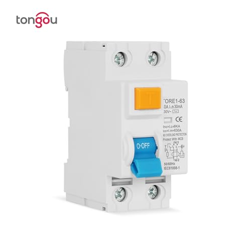Disyuntor de corriente 2P 10mA 15A para acabar con cortocircuitos peligrosos 3