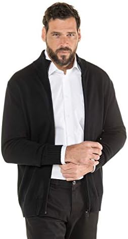 6. Bild von JP 1880 Herren große Größen Übergrößen Menswear L-8XL Strickjacke, Stehkragen, Rippbündchen 717032 4XL