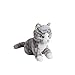 Molli Toys Mollis Katze Cleo Kuscheltier 20 cm grau - Plüschtiere entwickelt in Schweden