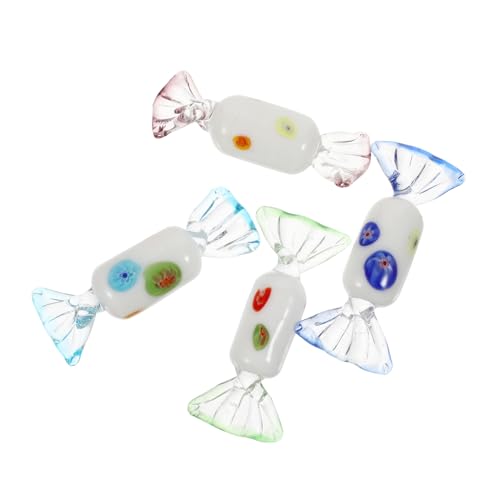 IMIKEYA 4 Piezas Conjunto de Adornos de Forma de Decoración Delicada para Escritorio y Hogar Colores Pastel Azul Verde