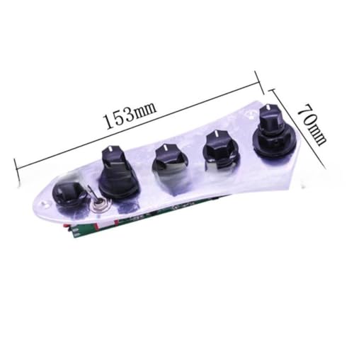 Plaque de contrôle pour guitare électrique avec boutons de volume tonalité - 2