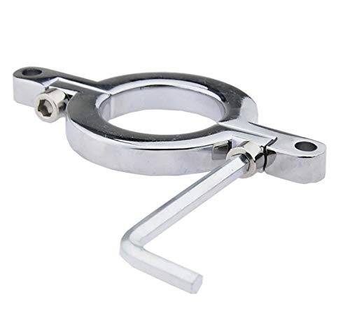 Bondage Masters Pince à testicules lestée CBT, avec vis de serrage réglables