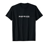 Amapolas Flores / Flor de amapola / Fuente minimalista para jardineros Camiseta