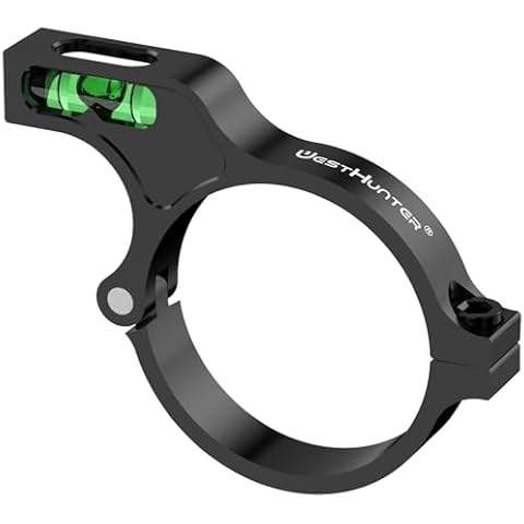 WestHunter Optics Scope Bubble Level for 30mm Tube - Precision Shooting & Competition | Black Cover
