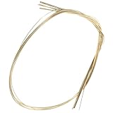 HAPINARY Varillas de Soldadura Metálicas para Joyería 4 Piezas 5 7 10 15 MM Alambre para Manualidades Resistente Corrosión y Duradero Barras Metálicas para Soldar Oro Plata y