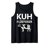 Kuh Landwirt Rinder Kühe Bauer Landwirtschaft Kuhflüsterer Tank Top