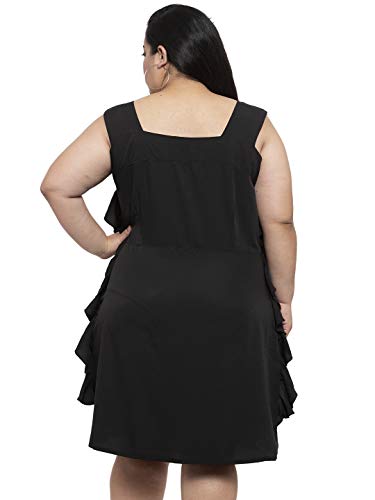 Image of Flambeur Women's Crepe Bodycon Knee-Length Dress