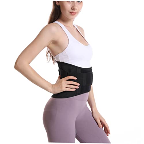 Faja lumbar ergonómica de soporte para cintura negra miniatura 6