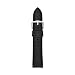 Fossil S221254 22mm Leather Calfskin Black Watch Strap