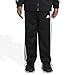 adidas boys Active Sports Athletic Tricot Jogger Track Pants, Iconic Adi Black, Medium US