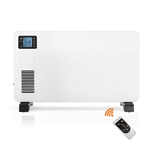 Tangkula 1500W Convector Heater, Portable Silent Electric Space Heater with Turbo Fan, 3
